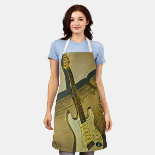 Geschenk für Gitarrist-Gitarrist Schürze