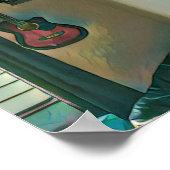 Geschenk für Gitarrist Poster (Ecke)