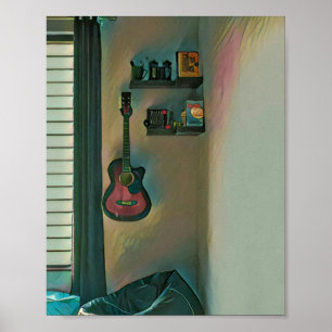 Geschenk für Gitarrist Poster