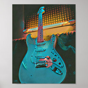 Geschenk für Gitarrist Poster