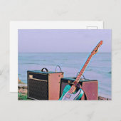 Geschenk für Gitarrist Postkarte (Vorne/Hinten)