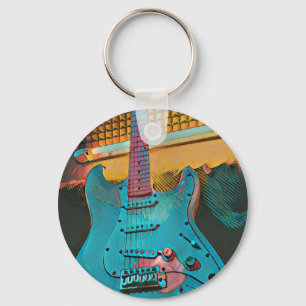 Geschenk für Gitarrist Schlüsselanhänger