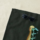 Geschenk für Gitarrist Strandtuch (Beispiel)