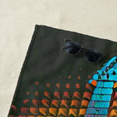 Geschenk für Gitarrist Strandtuch (Beispiel)