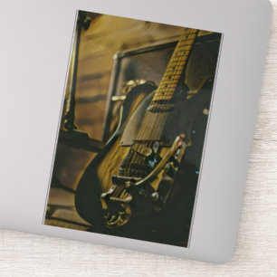 Geschenk für Gitarrist und Freund Aufkleber