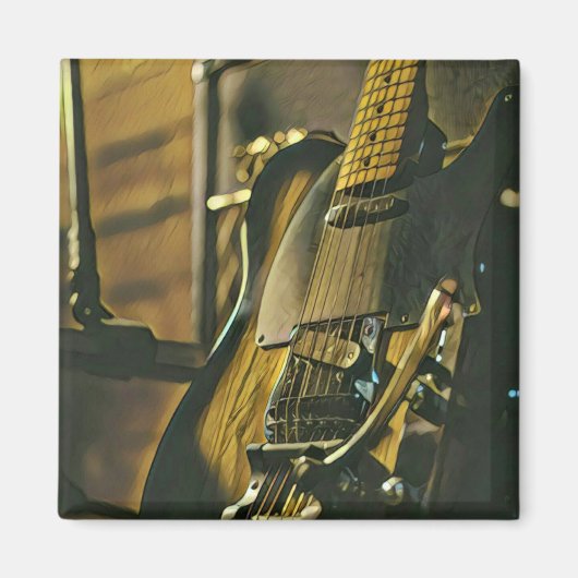 Geschenk für Gitarrist und Freund Magnet (Vorne)