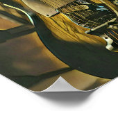 Geschenk für Gitarrist und Freund Poster (Ecke)