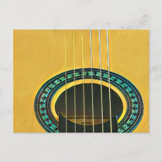 Geschenk für Gitarrist und Freund Postkarte (Vorderseite)