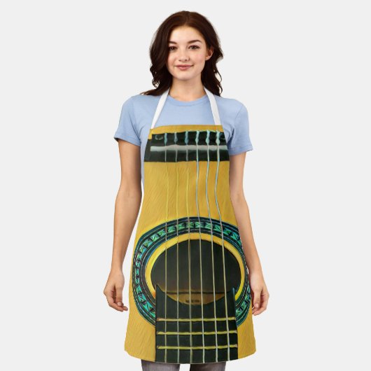 Geschenk für Gitarrist und Freund Schürze (Getragen)