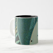 Geschenk für Gitarrist und Freund Zweifarbige Tasse (Vorderseite Links)