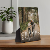 Geschenk für Gramps & Grandchild Foto Keepake Fotoplatte