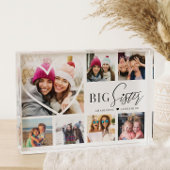 Geschenk für große Schwester 7 Foto Collage Herz B