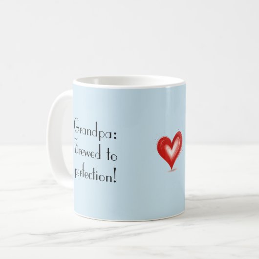 Geschenk für Großkinder, Liebe, Kaffeetasse (Vorderseite Links)