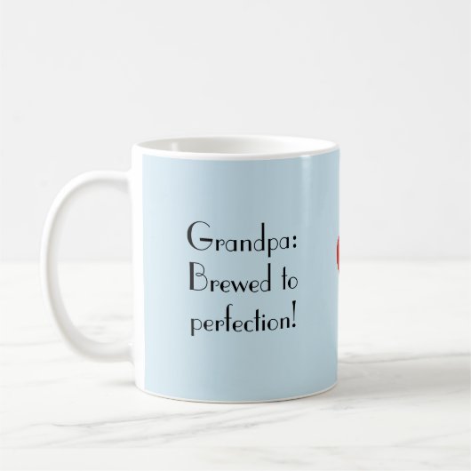 Geschenk für Großkinder, Liebe, Kaffeetasse (Links)