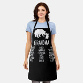 Geschenk für Großmutter-Bären Schürze (Getragen)