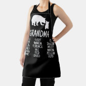 Geschenk für Großmutter-Bären Schürze (InSitu)