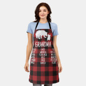 Geschenk für Großmutter-Bären Schürze (Getragen)