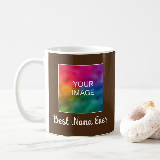 Geschenk für Großmutter Bestes Nana je benutzerdef Kaffeetasse (Mit Donut)