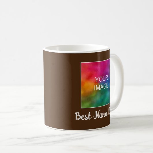 Geschenk für Großmutter Bestes Nana je benutzerdef Kaffeetasse (VorderseiteRechts)