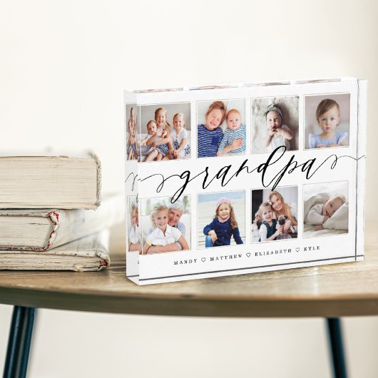 Geschenk für Großvater | Entenkinder - FotoCollage Fotoblock