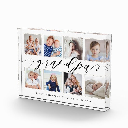 Geschenk für Großvater | Entenkinder - FotoCollage Fotoblock (Rechts)