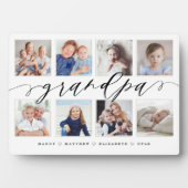 Geschenk für Großvater | Entenkinder - FotoCollage Fotoplatte (Vorderseite)