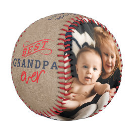 Geschenk für Großvater Foto Keepake Baseball