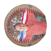 Geschenk für Großvater Foto Keepake Baseball (Vorderseite Links)