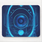 Geschenk für Haroon Modern 3D Foto Grid Mouse Pad Mousepad (Vorne)
