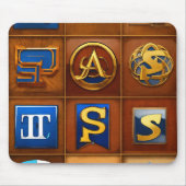 Geschenk für Haroon Modern 3D Foto Grid Mouse Pad Mousepad (Vorne)