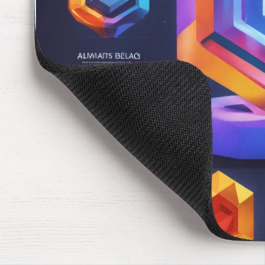 Geschenk für Haroon Modern 3D Foto Grid Mousepad (Ecke)