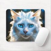 Geschenk für Haroon Modern CuteCat Grid Mouse Pad Mousepad (Mit Mouse)