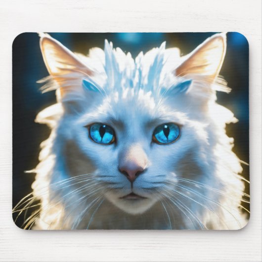 Geschenk für Haroon Modern CuteCat Grid Mouse Pad Mousepad (Vorne)