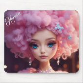 Geschenk für Haroon Modernes Niedlich Doll Foto Gr Mousepad (Vorne)