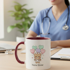 Geschenk für Healthcare-Held mit individuellem Nam Kaffeetasse