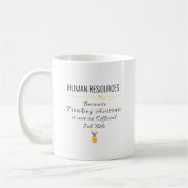 Geschenk für Humanressourcen - Personalangebot Tas Kaffeetasse (Links)