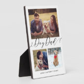 Geschenk für Hunde-Vater | Erinnerungen 3 FotoColl Fotoplatte (Seite)