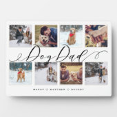 Geschenk für Hunde-Vater | Family Foto Keepake Col Fotoplatte (Vorderseite)