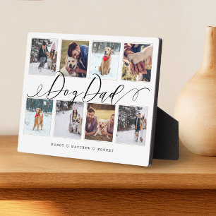 Geschenk für Hunde-Vater Family Foto Keepake Col Fotoplatte