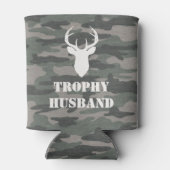 Geschenk für Husband-Camouflage Trophy Husband Dosenkühler (Rückseite)
