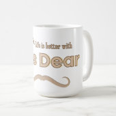 Geschenk für ihn – Ja Schatz Lustiger Ehemann Kaffeetasse (VorderseiteRechts)
