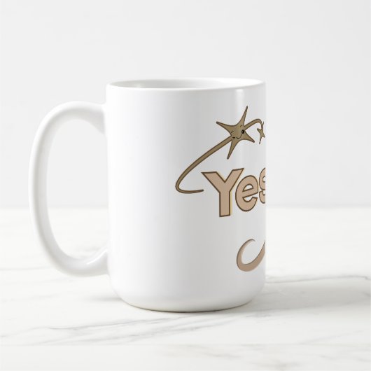 Geschenk für ihn – Ja Schatz Lustiger Ehemann Kaffeetasse (Links)