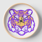 Geschenk für ihn oder ihre Louisiana Tigers Wall C Uhr (Vorderseite)