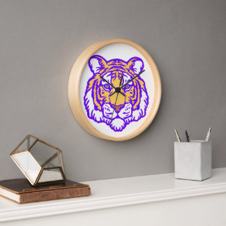 Geschenk für ihn oder ihre Louisiana Tigers Wall C Uhr