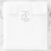 Geschenk für Ihren Aufkleber oder Umschlag Aufkleb (Tasche)