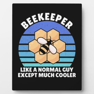Geschenk für Imker Retro-Vintage-Imker Fotoplatte