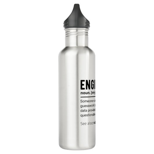 Geschenk für Ingenieurdefinitionen Edelstahlflasche (Links)