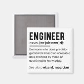 Geschenk für Ingenieurdefinitionen Magnet (Vorderseite/Rückseite)