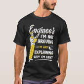 Geschenk für Ingenieuringenieure T-Shirt (Vorderseite)