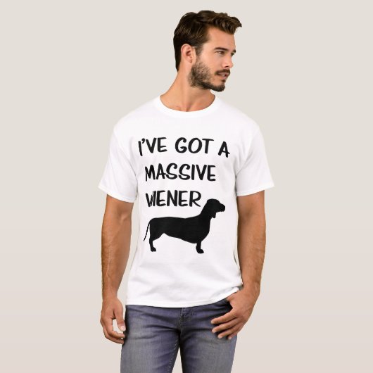 Geschenk für Inhaber der Dackeln, der Dackel oder T-Shirt (Vorne ganz)